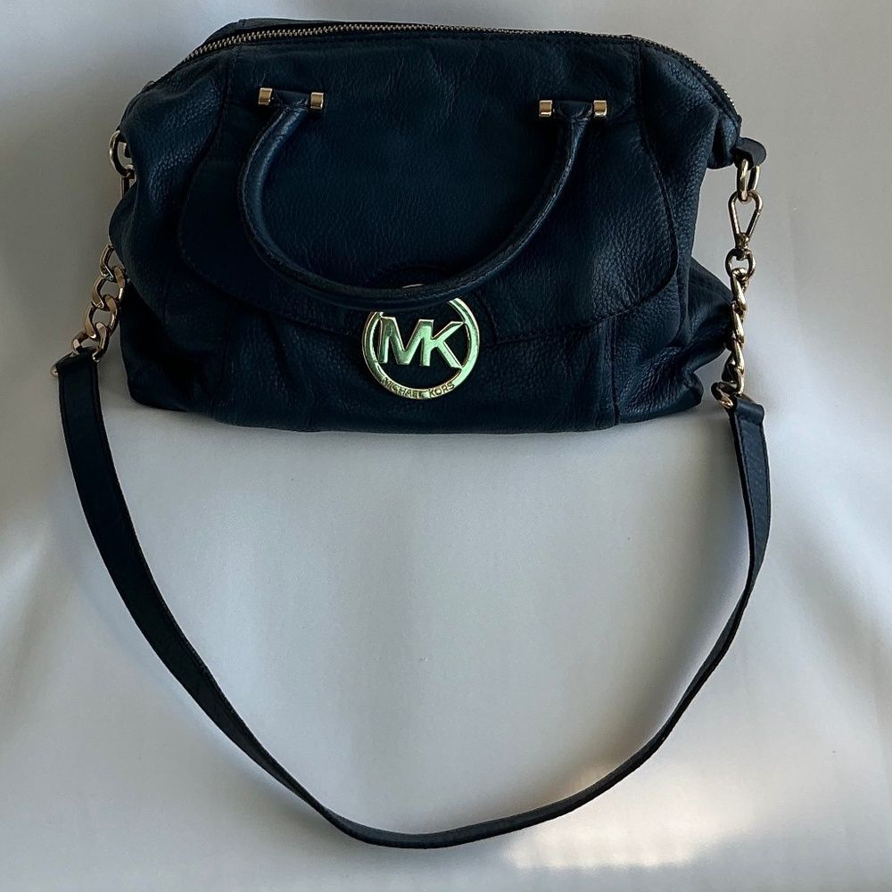 Michael Kors Navi Blue Satchel - Picture 9 of 15